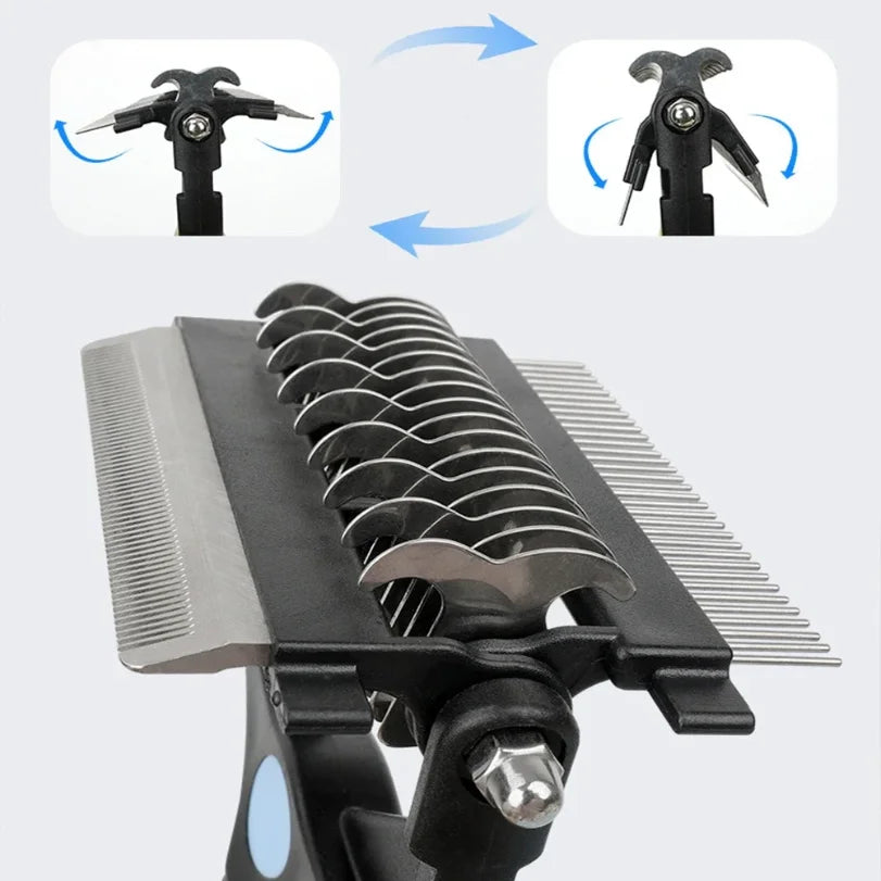 FurEase Deluxe Pet Grooming Brush