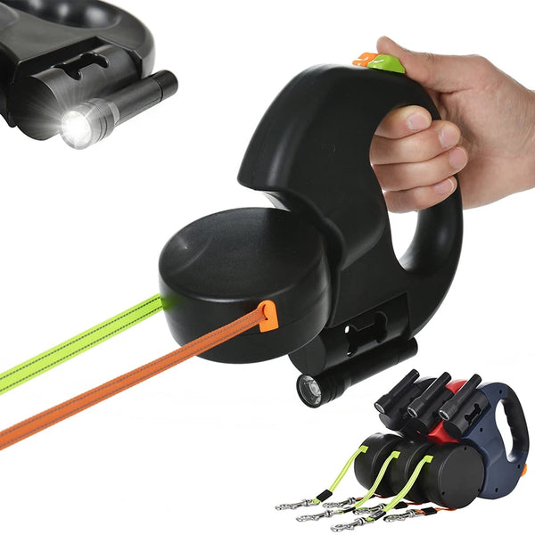 Dual Retractable Dog Leash Pro