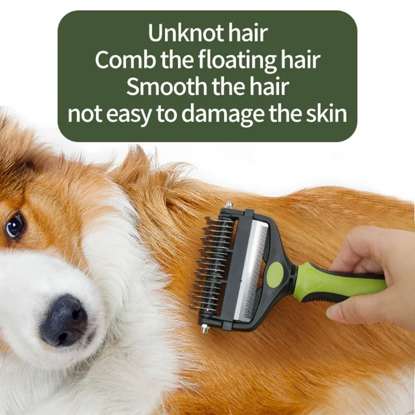 FurEase Deluxe Pet Grooming Brush