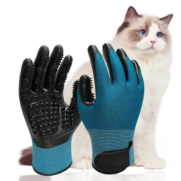 Tough Pet Grooming Gloves