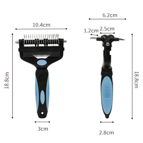 FurEase Deluxe Pet Grooming Brush